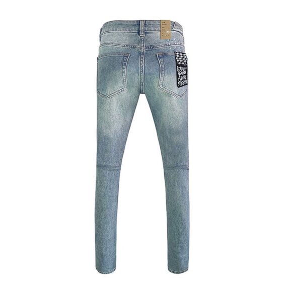 Ksubi Ripped Patch Skinny Jeans - Picture 5 of 12
